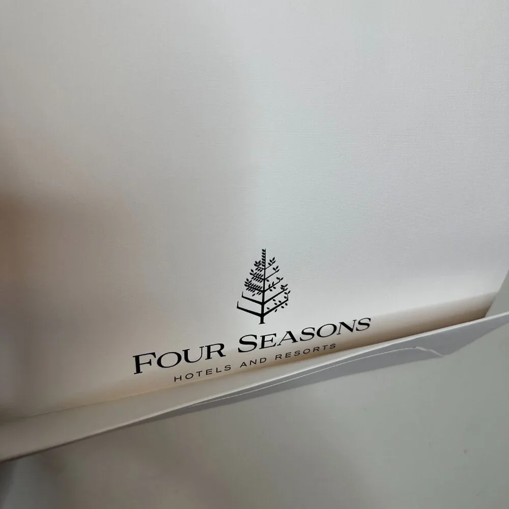 Four Seasons Hotels and Resorts White XL Paper Gift Bag